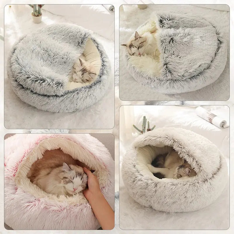 Hooded Plush Bed