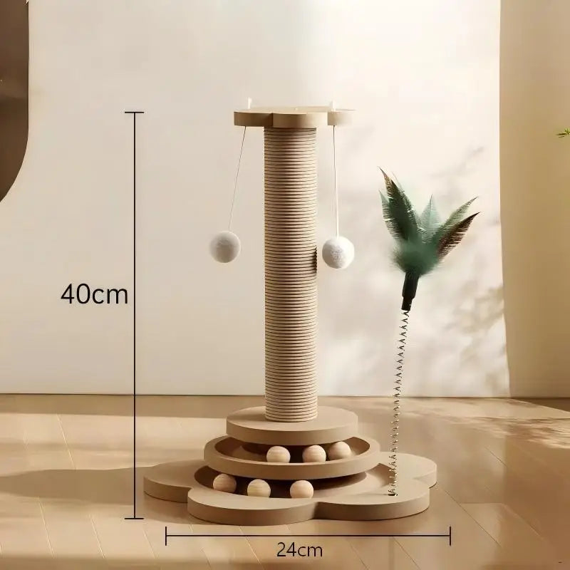 Wood Spinner Scratcher