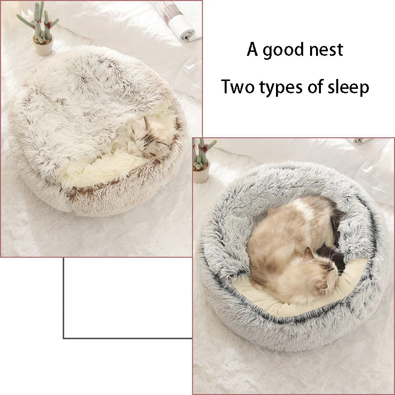 Hooded Plush Bed