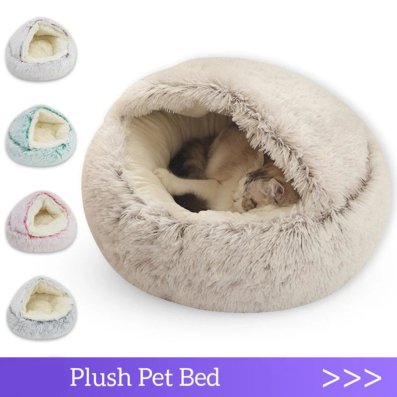 Hooded Plush Bed