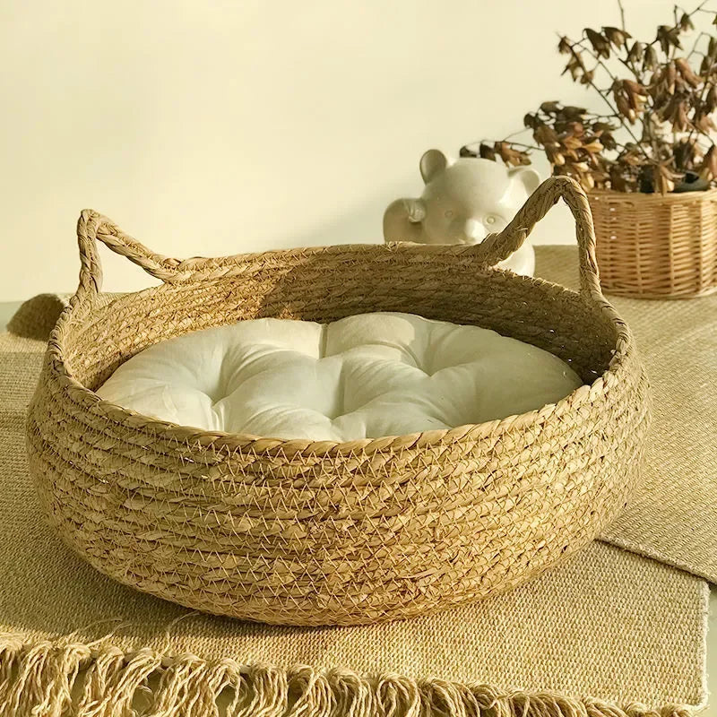 Rattan Basket Bed