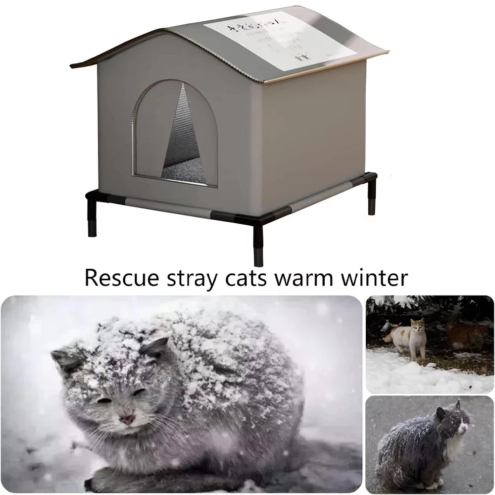 Winter Cat House