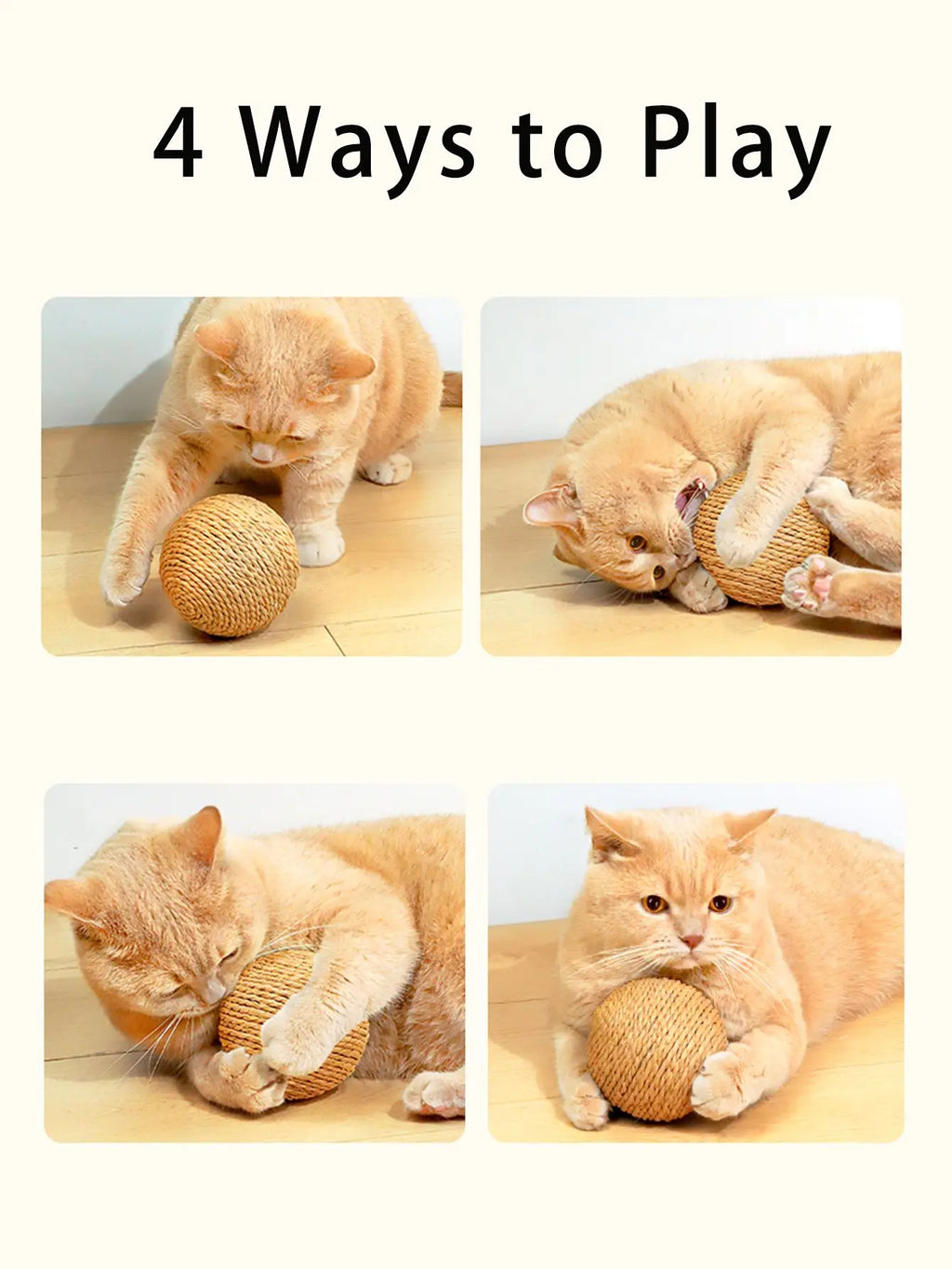Sisal Scratch Ball