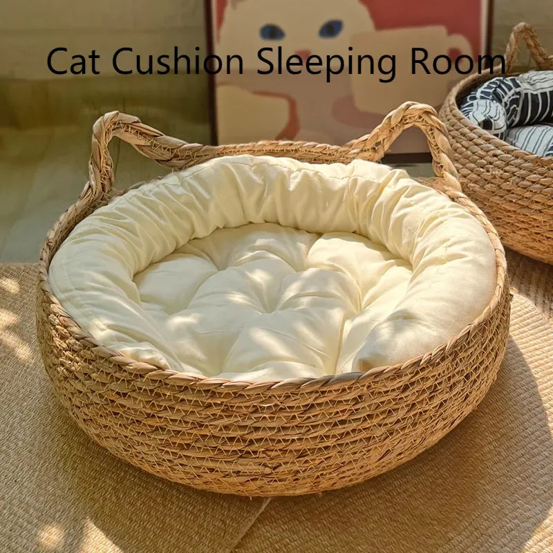 Rattan Basket Bed