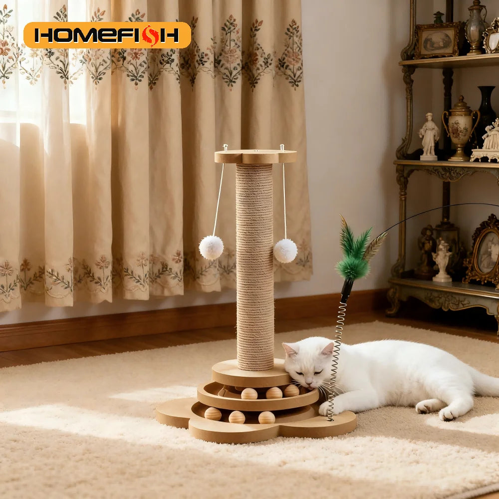 Wood Spinner Scratcher