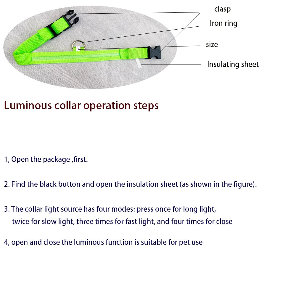 LED Glow Collar