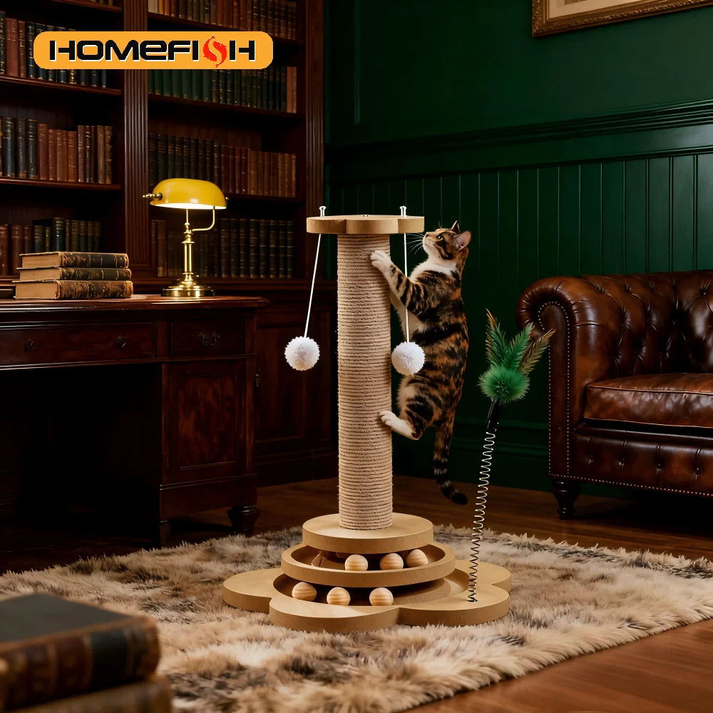 Wood Spinner Scratcher