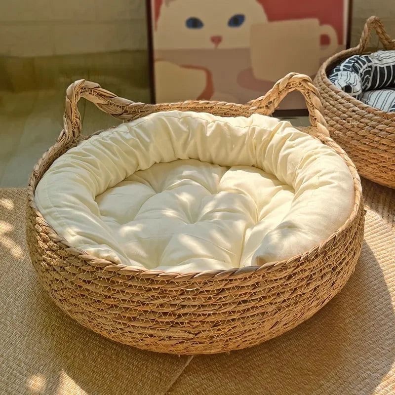 Rattan Basket Bed