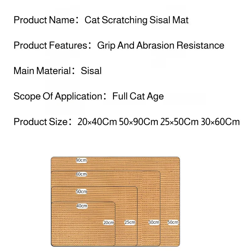 Sisal Scratch Mat