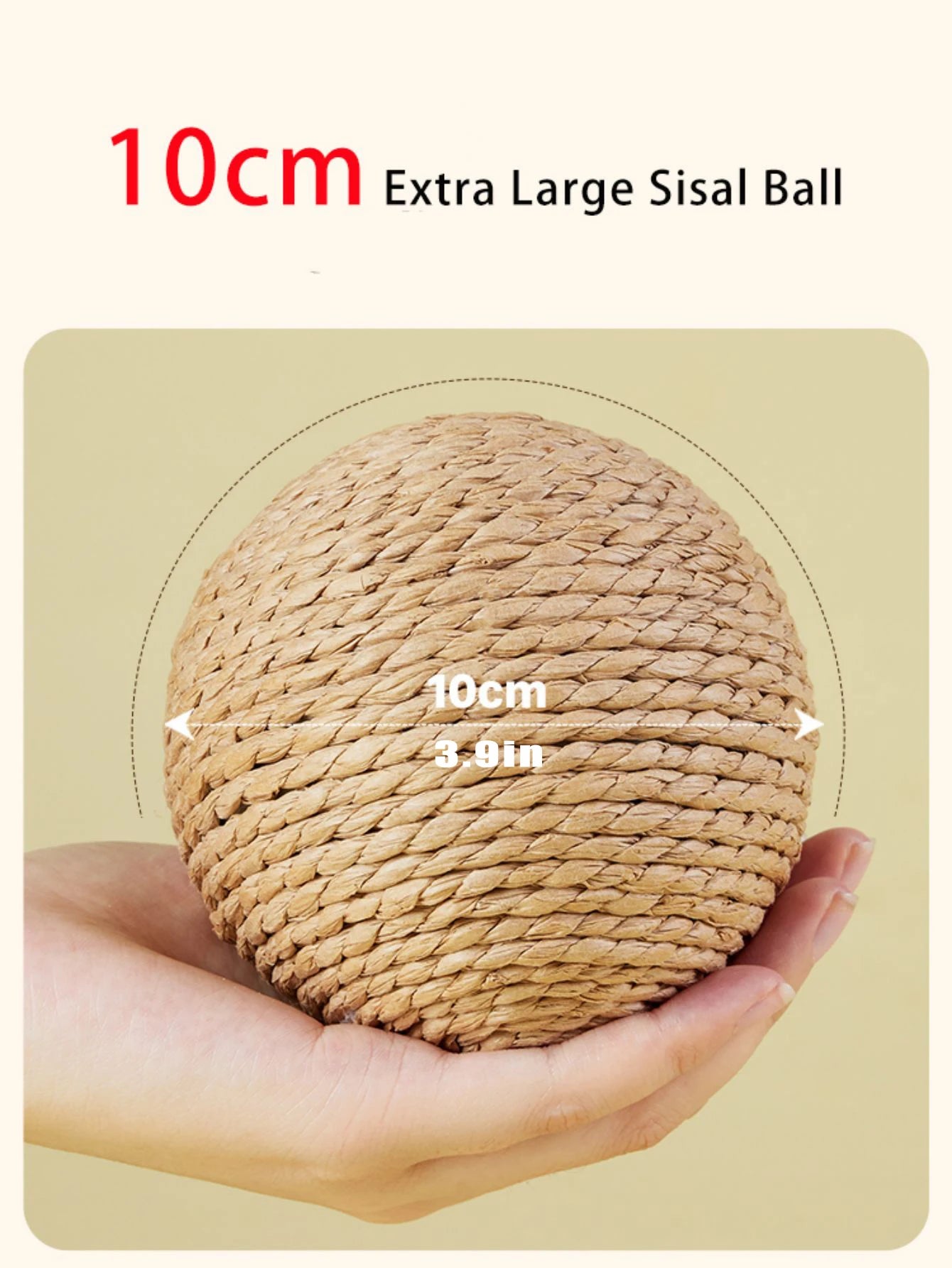 Sisal Scratch Ball