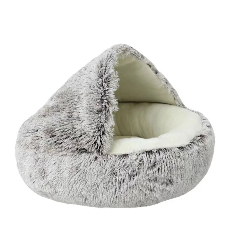 Hooded Plush Bed