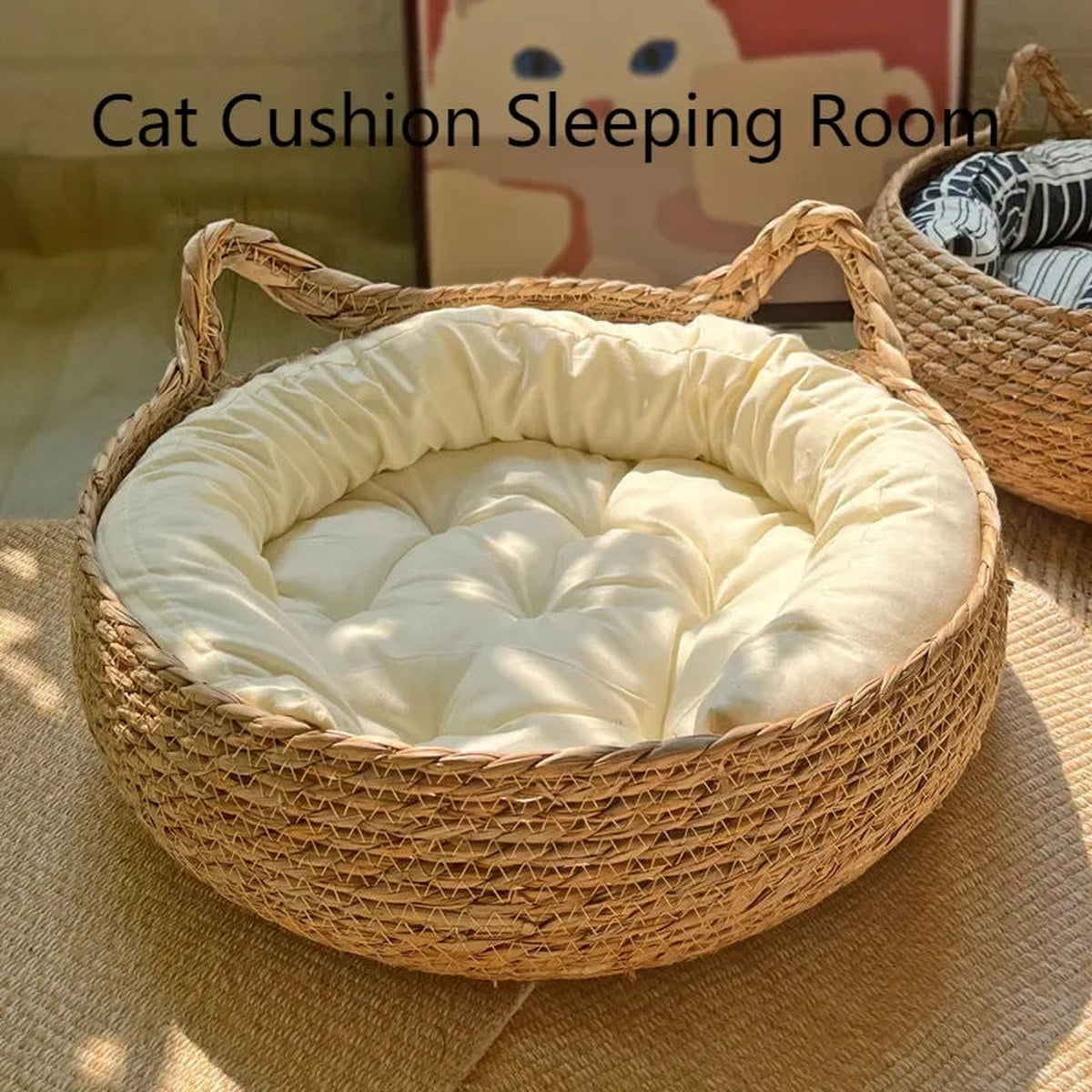 Rattan Basket Bed